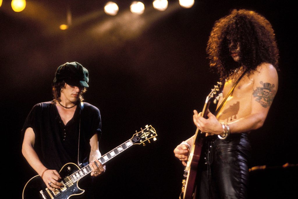 WHOLE LOTTA GROOVE: 33 years later, Slash finds a guitar player that can play proper rhythm guitar Izzy-B-1024x683