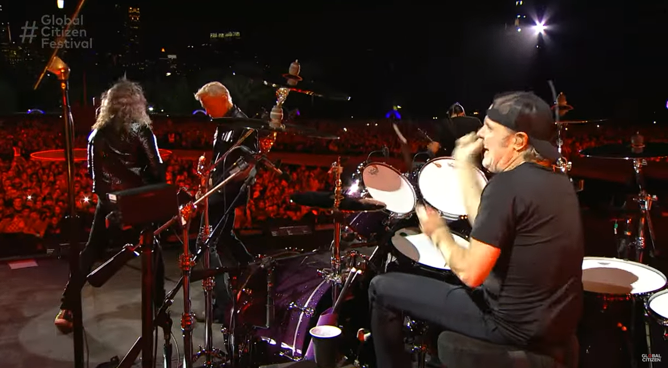 Metallica apresentadas 8 músicas no Global Citizen Festival em Nova