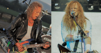 Kirk Hammett/Dave Mustaine/Acervo