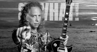 Metallica você não chega aonde eu cheguei sendo uma merda, diz Kirk Hammett