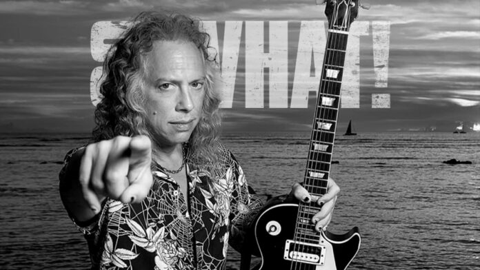 Metallica você não chega aonde eu cheguei sendo uma merda, diz Kirk Hammett