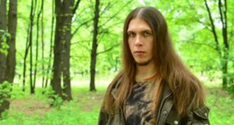 Baterista ucraniano de Black Metal, Mykola 