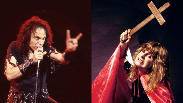 Black Sabbath Não acho que você pode colocar um contra o outro, e eu acho que tanto Ozzy quanto Ronnie são, no final das contas, tão bons um quanto o outro, diz Wendy Dio