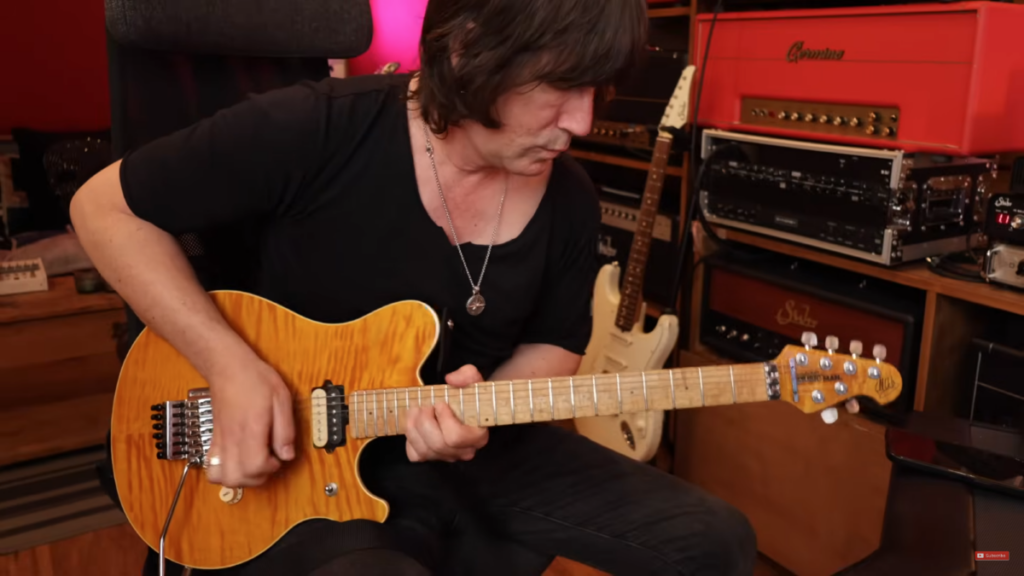 Esse guitarrista subestimado é o preferido de Steve Vai na atualidade: "ele é como um soldado da guitarra"