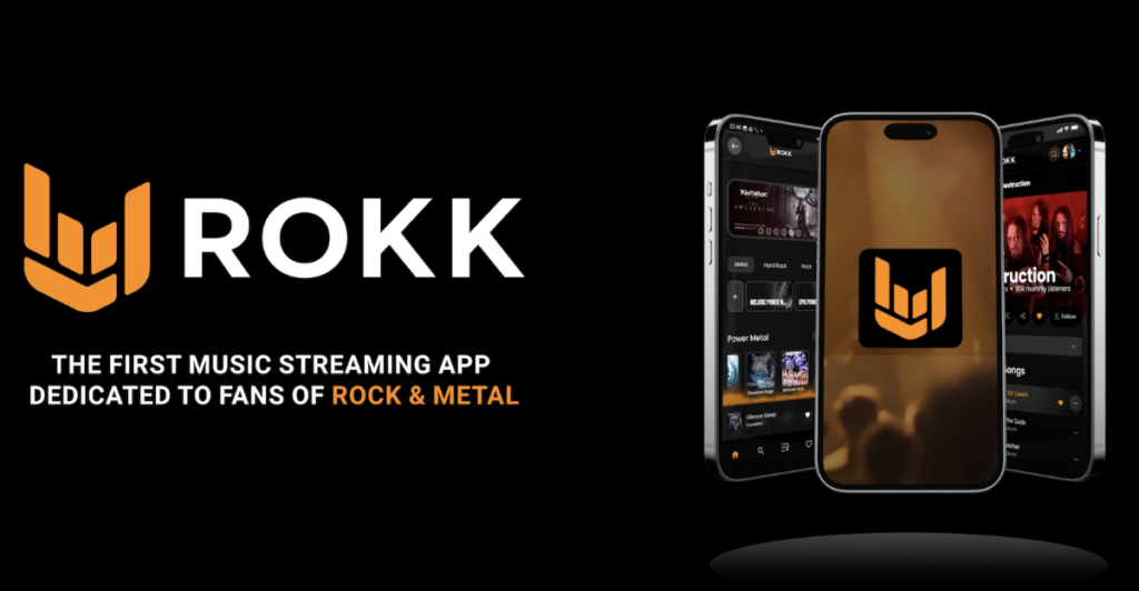 ROKK: Nova plataforma de streaming de música dedicada exclusivamente ao Rock e Metal promete "compensação justa para os artistas em seu núcleo"