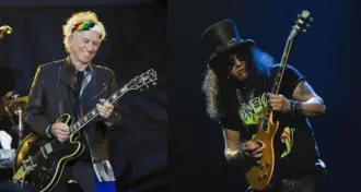 O conselho que Keith Richards deu a Slash sobre o Guns N' Roses: 