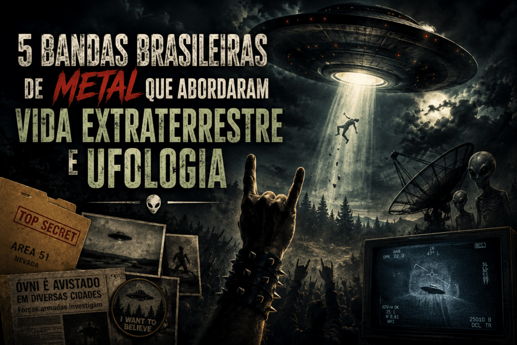 4 bandas brasileiras de Metal que abordaram vida extraterrestre e ufologia