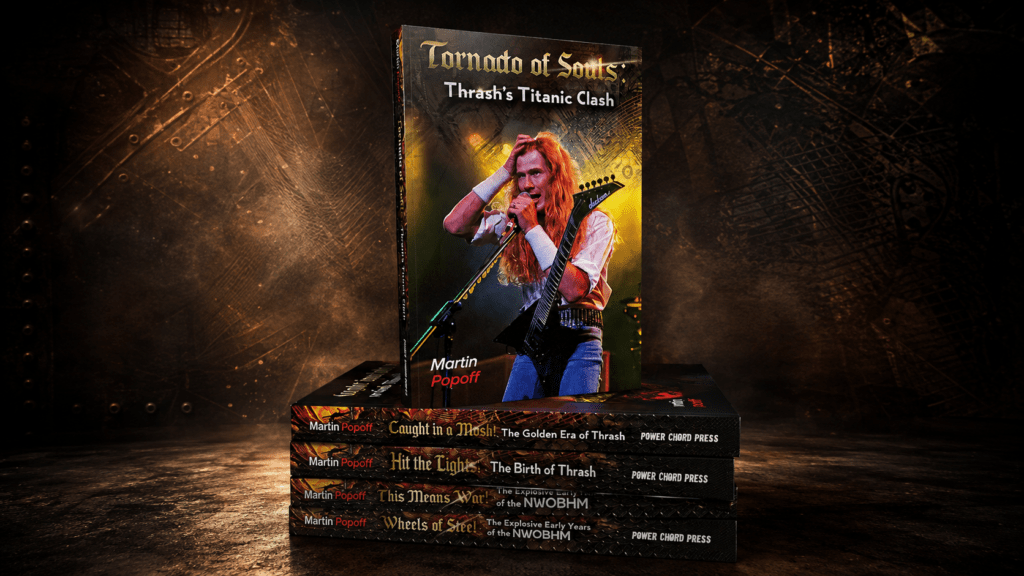 Foi lançado no Brasil, “Tornado Of Souls”, último volume da trilogia de Martin Popoff sobre o Thrash Metal